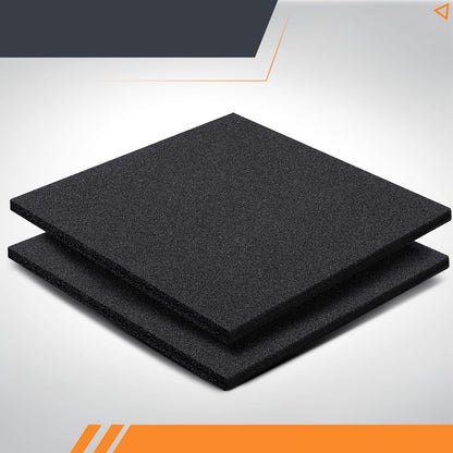 Pangda 2 Pcs Black Foam Pad 12 x 12 x 0.25 Inches Cuttable Polyurethane Foam Sheet, High Density, Non Corrosive, Anti Static Pad for Packing Crafts Cases Toolbox Camera Storage