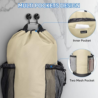 BALEINE 120L Laundry Bag Backpack, 900D Oxford Fabric Large Travel Laundry Bags