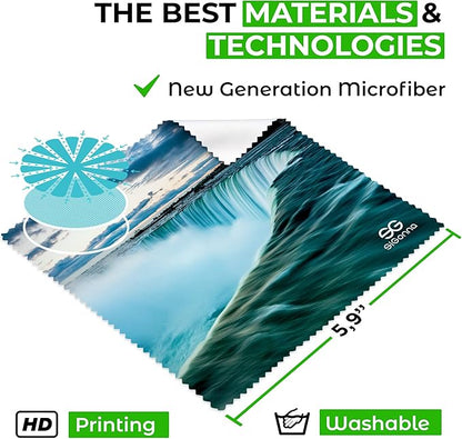 Microfiber Cleaning Cloth for Glasses