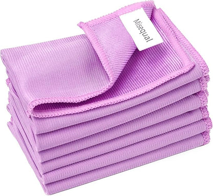 6 Pack Glass Cleaning Cloth Microfiber Cleaning Cloth