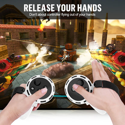 Silicone Cover Set Compatible with Meta/Oculus Quest 3s Accessories, Silicone Face Cover, Controller Grip Cover, Camera Lens Protector, VR Shell Cover, Protective Lens Cover, Not Fit Quest 3