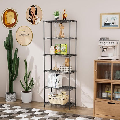SINGAYE Shelf Closet Wire Shelving：Adjustable Metal Unit for Laundry Room Organization Bathroom Kitchen Home Storage Pantry Rack Shelves