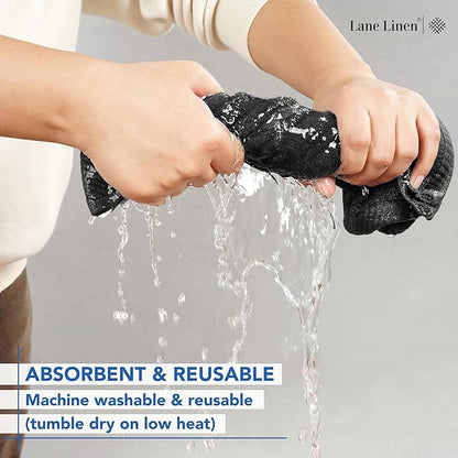 Black Hand Towels for Bathroom
