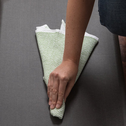 NewLife by GelPro Ergo-Foam Cushioned Anti-Fatigue Standing Kitchen Floor Mat, Padded Stain-Resistant, Waterproof, Non-Slip Comfort Padded Desk/Office Mat - 20" x 32", Grasscloth Charcoal