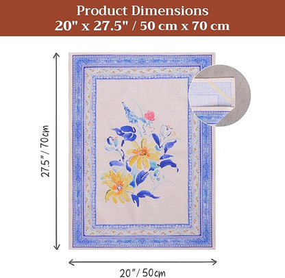 Maison d' Hermine Kitchen Towels Set of 3 100% Cotton 27.50" x 20" Reusable