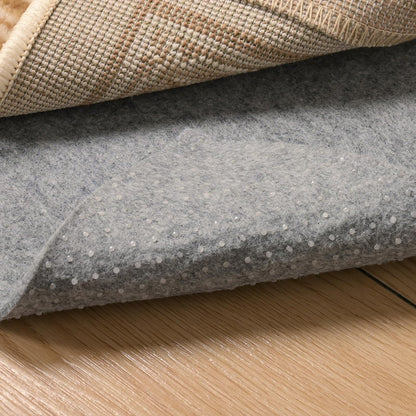 QJHOMO Non Slip Rug Pad 2x3 Feet Carpet Padding, Under Rug Padding Cushioned for Hardwood Floors, Thick Felt Cushion Carpet Pads for Area Rugs Non Skid Backing Runner Rug Mat