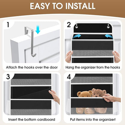 1 Pack Over The Door Organizer, Hanging Storage Organizer