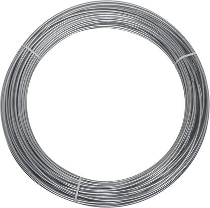 National Hardware Galvanized Steel Wire Mesh 12 Gauge x 100 ft Roll Heavy Duty Fence Wire for Chicken Coops Garden Fencing Animal Pens Crafts 300 lbs Load Limit Rust Resistant