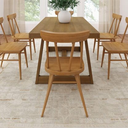 Plank+Beam Classic Farmhouse Chair (2 Pack), Pecan