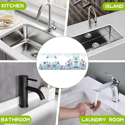 Kitchen Sink Splash Guard Faucet Mat Super Absorbent Fast Drying Mat Guard