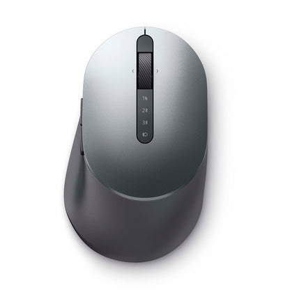 Dell Mobile Wireless Mouse - MS3320W, Wireless - 2.4 GHz, Bluetooth 5.0, Optical LED, Mechanical Scroll, 1600 DPI, 3-Buttons - Black
