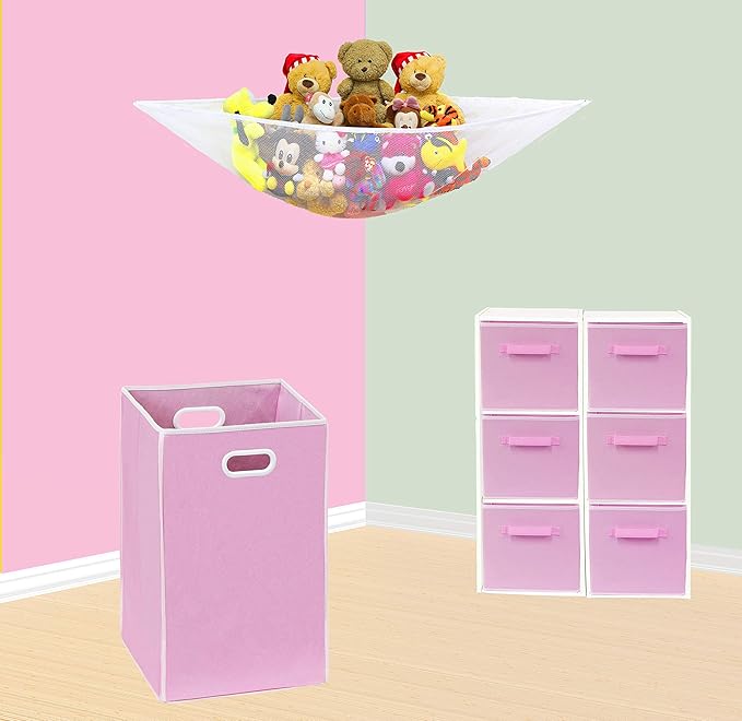 Simple Houseware Foldable Closet Laundry Hamper Basket