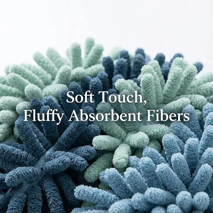 Soft Absorbent Chenille Ball Towel Sets, Quick Dry Hand, Towels