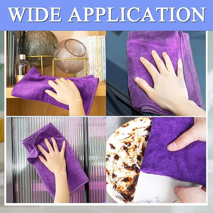 12 Pcs Extra Large Microfiber Cleaning Cloth, Microfiber Towels