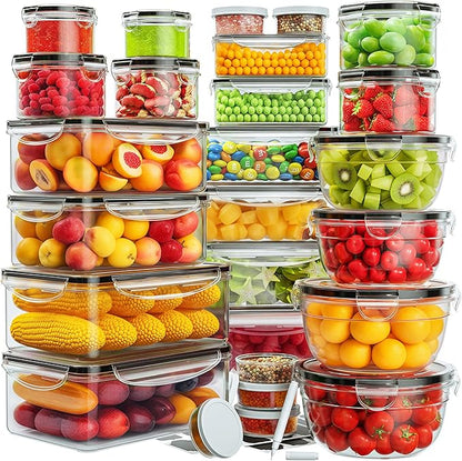 52 PCS Food Storage Containers