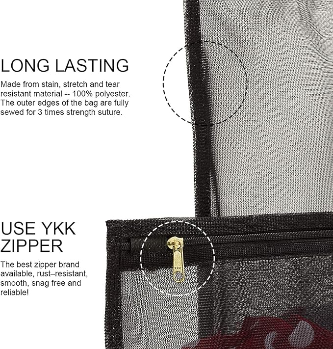 TENRAI Delicates Laundry Bags, Bra Fine Mesh Wash Bag
