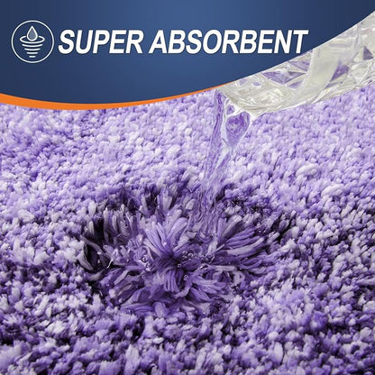 OLANLY Bathroom Runner Rugs Mat 70x24, Extra Soft Absorbent Microfiber Bath Rugs, Rubber Backing, Quick Dry, Washable Long Bath Mats for Bathroom Floor, Tub and Shower, Home Decor Accessories, Violet