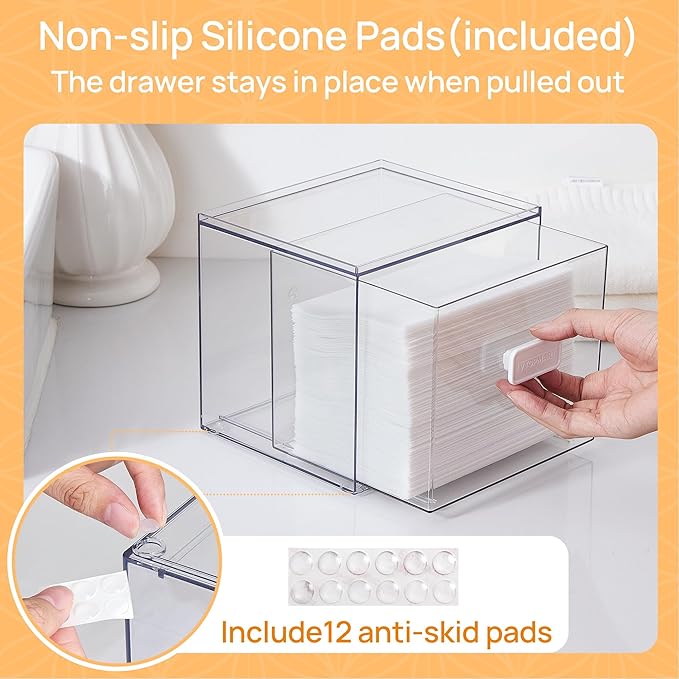 Vtopmart 2 Pack Dryer Sheet Holder and Laundry Pods Container, Scent Booster