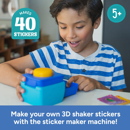 Educational Insights 3D Sticker Maker Kit - Arts and Crafts for Kids Ages 4-8, Make Your Own 3D Stickers, Sticker Making Machine, DIY Puffy Stickers for Kids, Mess-Free Toddler Craft Kit
