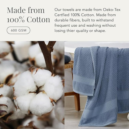 NY Loft 100% Cotton 2 Pack Bath Sheet Towel Set | Extra Large Oversize Bath