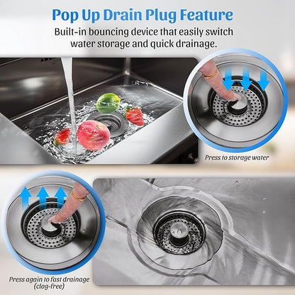 NinjaTiger Kitchen Sink Drain Strainer