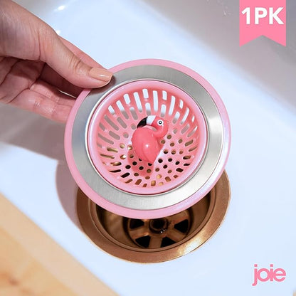 Joie Flamingo Kitchen Sink Strainer Basket, Fits All Standard Sinks, Stainless