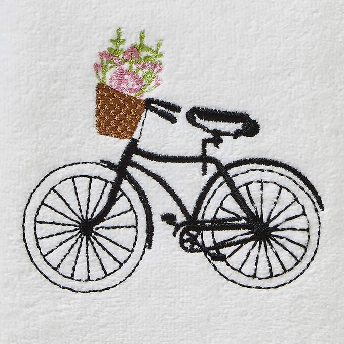 SKL Home by Saturday Knight Ltd. Flower Basket Bike Hand Towel