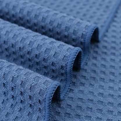 POLYTE Ultra Premium Microfiber Kitchen Dish Hand Towel Waffle Weave, 8 Pack