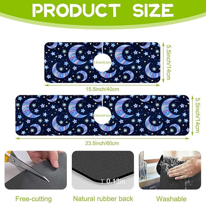 Kitchen Sink Splash Guard Faucet Mat Super Absorbent Fast Drying Mat Guard