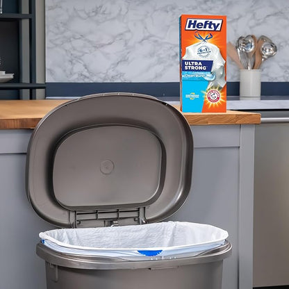 Hefty Ultra Strong 13 Gallon Trash Bags, Tall Kitchen Trash Bags 13 Gallon Size