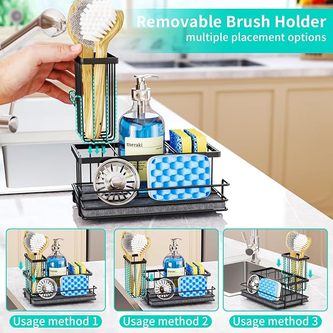HapiRm Sink Caddy Sponge Holder