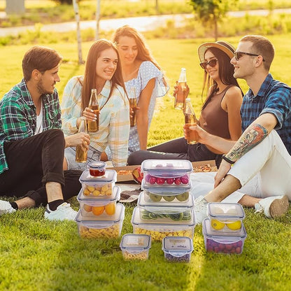 52 PCS Food Storage Containers Set