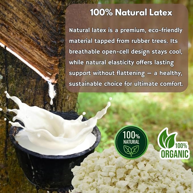 eConsumersUSA Organic Shredded Latex Foam 5lbs, 10lbs, 20lbs, 40lbs Made in USA 10 Pounds