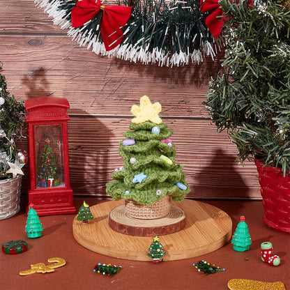FREEBLOSS 2 Set Crochet Kit for Beginner Christmas Tree Crochet Kit for Adults Starter Friendly, Christmas Crochet Set All You Need in with Step by Step Video Tutorial Knitting and Crochet Supplies