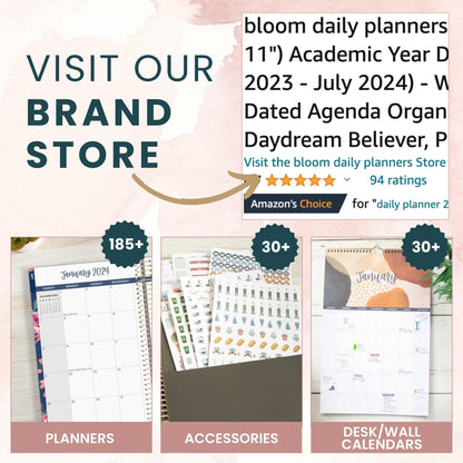 bloom daily planners Undated Perpetual Desk Easel/Inspirational Standing Flip Calendar - (5.25" x 5.5") (The Best is Yet to Come)