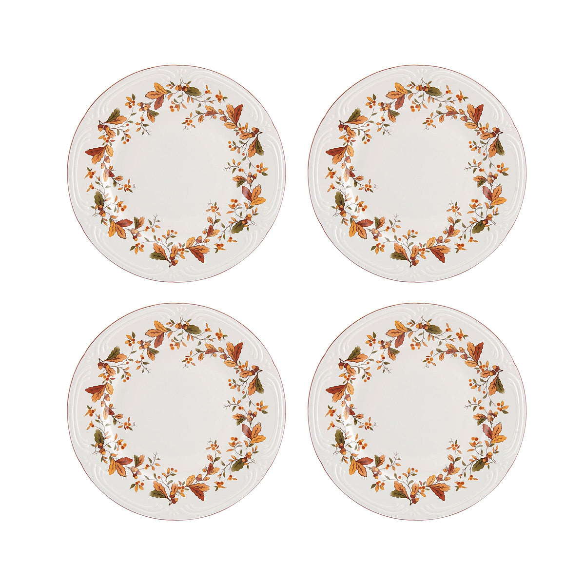Pfaltzgraff Autumn Berry 16 Piece Dinnerware Set, Service for 4, Multi Colored