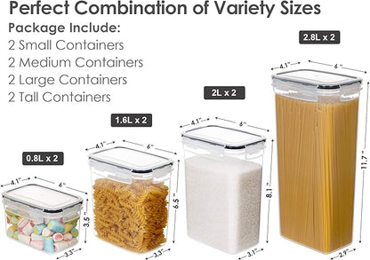 CHEFSTORY Airtight Food Storage Containers