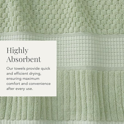NY Loft 100% Cotton Towel Set 6 Piece Towel Set | Super Soft & Absorbent