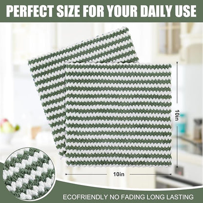 Homaxy 12 Pack Kitchen Dish Cloths, Ultra Soft and Absorbent Dish Towels