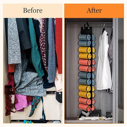 Lirex Hanging Yoga Legging Storage Organizer