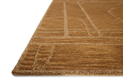 Loloi Jeremiah Brent Barrow Collection BAR-03 Clay/Natural 5'-0" x 7'-6" Area Rug