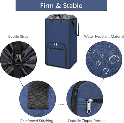 Bukere Extra Large Rolling Laundry Basket