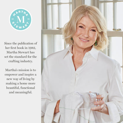 Martha Stewart, Circle and Square Wood Plaque Set, 10 pcs