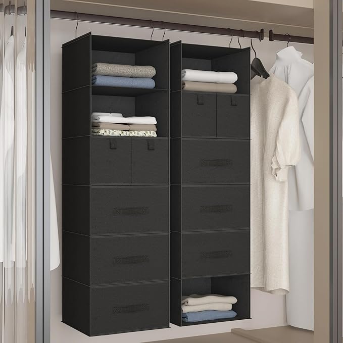 6-Shelves Hanging Closet Organizer