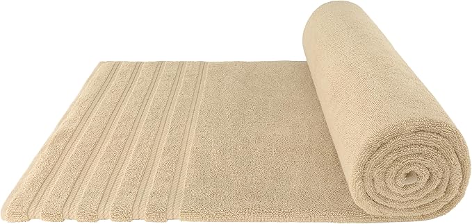 American Soft Linen 35x70 Jumbo Large Bath Towel, 600 GSM 100% Cotton Turkish