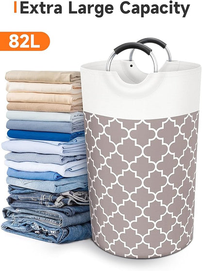 Large Laundry Basket Laundry Hamper Bag Washing Bin Clothes Bag Collapsible Tall