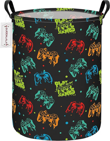 QUEENLALA Large Storage Basket, Laundry Hamper/Bathroom/Home Decor/Collapsible