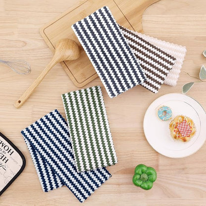 Homaxy Kitchen Towels, Ultra Soft and Absorbent Dish Towels, Reusable Fast
