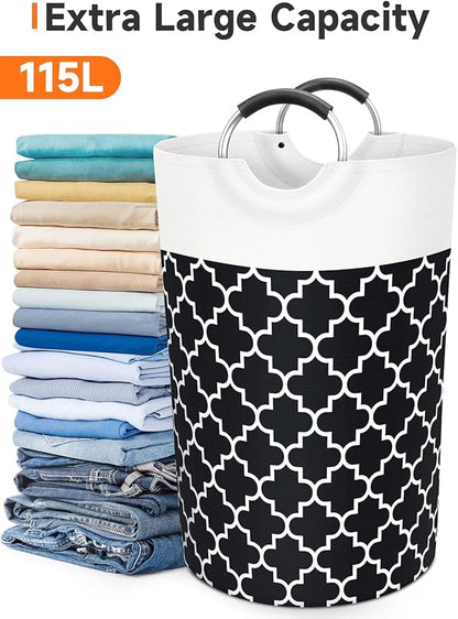 Large Laundry Basket Laundry Hamper Bag Washing Bin Clothes Bag Collapsible Tall