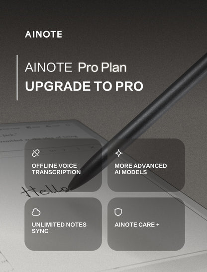 iflytek AINOTE 2 Paper Tablet, 10.65" Electronic Notebook with Pen, 4.2mm Ultrathin Note Taking Tablet Powered by ChatGPT, 15-Language Transcription Support, Google Play Compatible